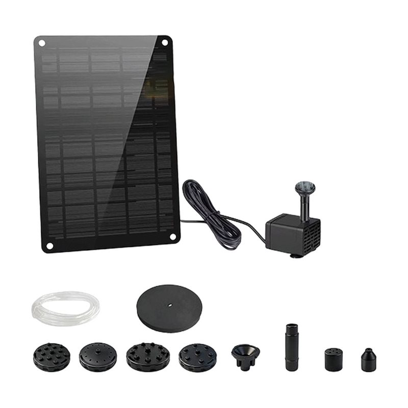 Solar Pool Pump Kit - ABLN-Solar Fountain 9W Güneş Paneliyle Çalışan