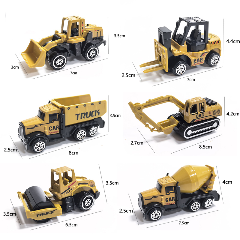 Renewable Energy Model - 6 adet/takım alaşım vinç kamyon araba